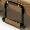 Deborah Convertible Folding Bed Chair in Fabric 