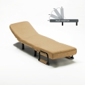 Deborah Convertible Folding Bed Chair in Fabric 