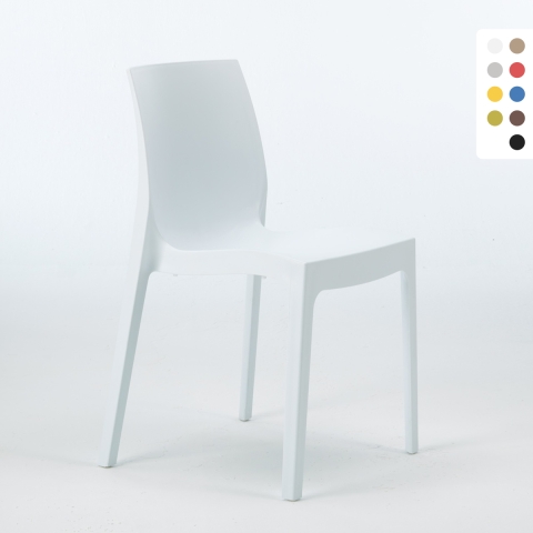 Rome Grand Soleil Polypropylene Stackable Chair for Kitchen Bar Promotion