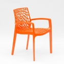 Grand Soleil Gruvyer Arm Polypropylene Garden Bar Chairs with Armrests Model
