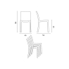 BOHÈME Stackable Garden Chair High-Quality Resin Rattan 