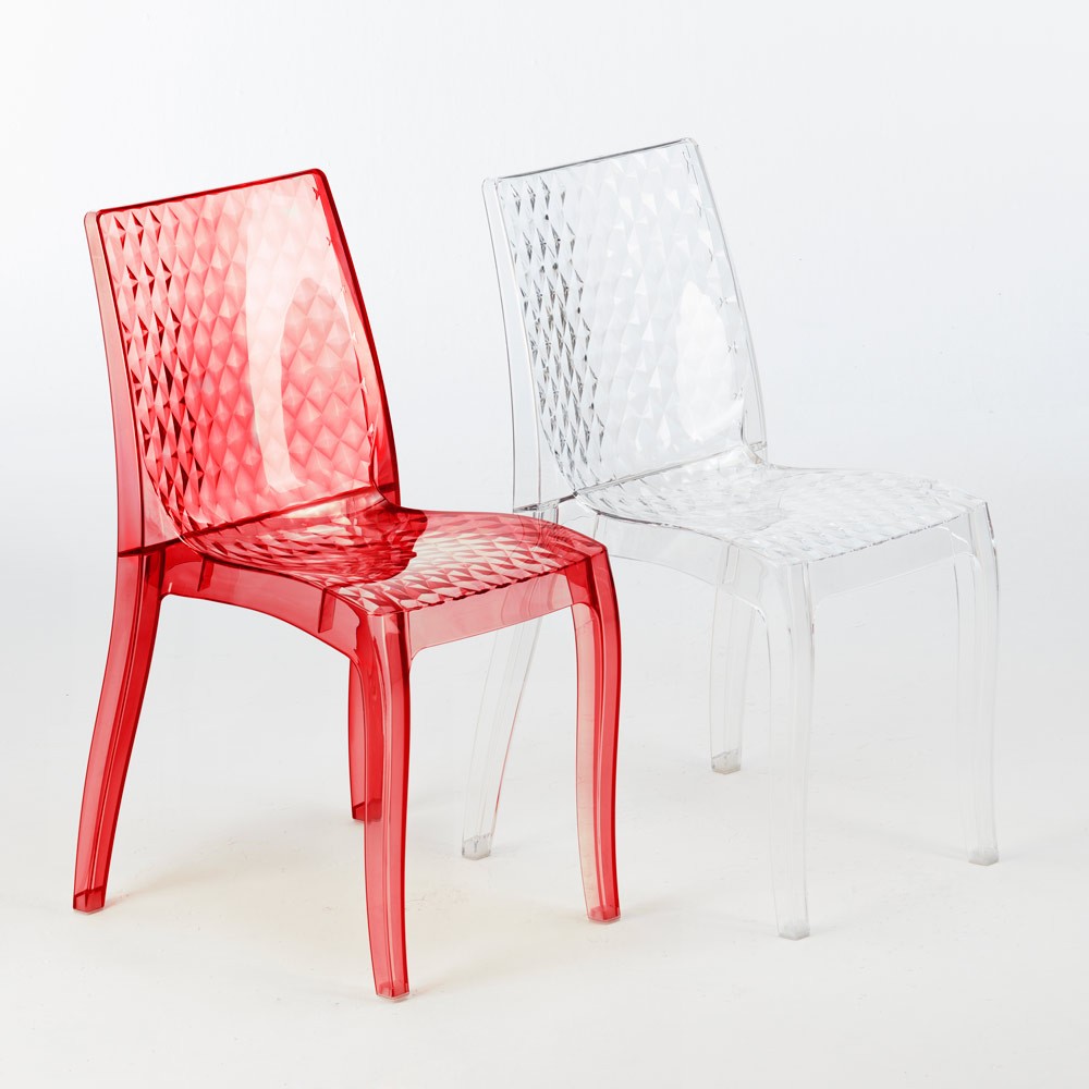 Transparent Design Chair In Polycarbonate Made In Italy For Home Interiors Hypnotic