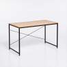 Industrial Desk 180x60 wood steel for study and office Wootop XL Offers
