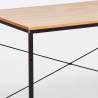 Industrial Desk 180x60 wood steel for study and office Wootop XL Discounts