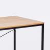 Wootop Industrial Office Desk 150 x 60 Wooden Metal Steel for Office Home Sale