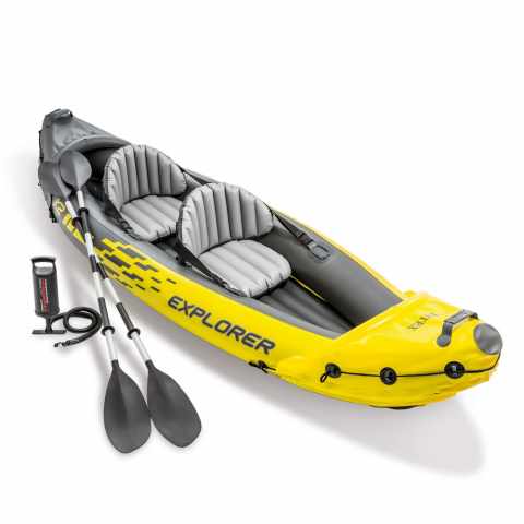 Intex 68307 Explorer K2 Inflatable Canoe for Two People Promotion