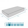 Waterfoam single mattress 90x190x20cm Comfort Characteristics