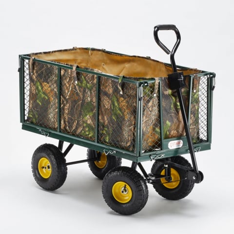Garden trolley for transporting wood grass 400kg Shire Promotion