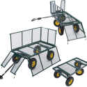 Garden trolley for transporting wood grass 400kg Shire Sale