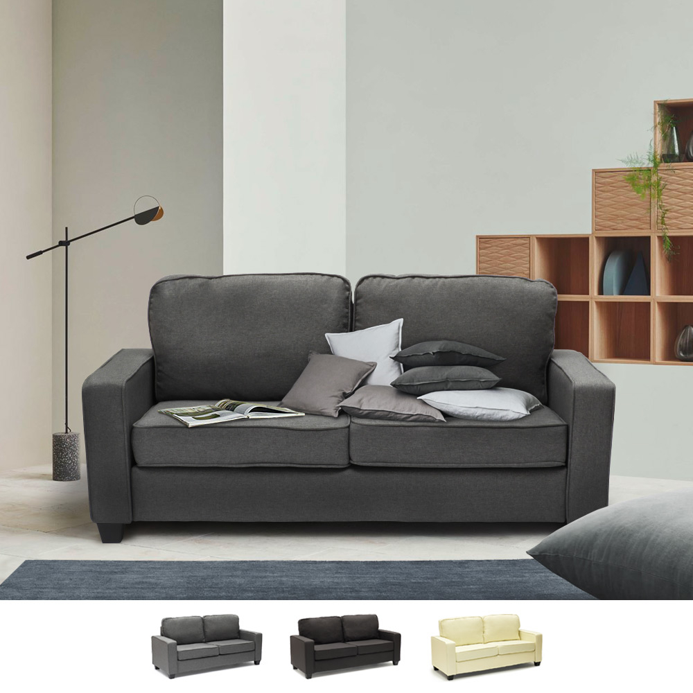 Designer 2-Seat Fabric Sofa Sofas For Living Waiting Room Rubino