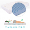 Small double mattress waterfoam 120X190x26cm with removable cover Premium On Sale