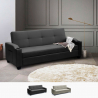 2 seater reclining leatherette sofa bed Ambra pronto letto Choice Of