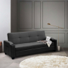 2 seater reclining leatherette sofa bed Ambra pronto letto Model