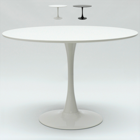 round bar and kitchen table 120 cm black or white Tulipan 120 Promotion