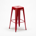 Lix industrial steel metal barstool for bar and kitchen steel up 