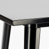 Lix industrial steel metal 60x60 nut high stool table Discounts