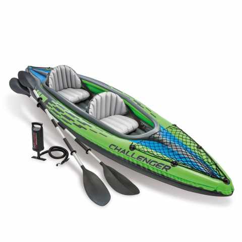 Intex 68306 Challenger K2 Inflatable Canoe with Two Seats Promotion
