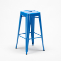 high table and 4 metal stools set industrial style for bars and pubs herlem 