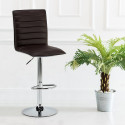 Detroit Adjustable Swivel High Bar Stool with Backrest Bulk Discounts