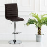 Detroit Adjustable Swivel High Bar Stool with Backrest Bulk Discounts