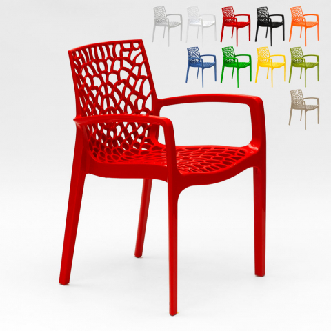 22 Chairs Gruvyer ARM Grand Soleil polypropylene armrests polished stock offer Promotion