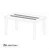 12 Poly rattan rectangular tables 150x90 Grand Soleil Boheme 