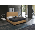 Zurich Complete Small Double Bed in Fabric with Mesh 120x190 cm Model