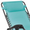 Emily multi-position folding beach and garden deck chair with Zero Gravity Offers