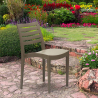 Grand Soleil Polypropylene Dining Chair Garden Outdoors Stackable Comfortable Firenze 