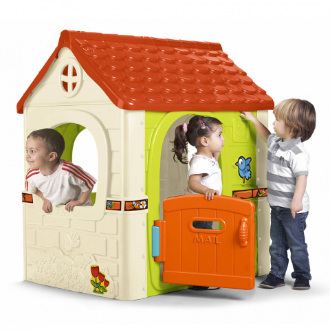 Plastic Home and Garden Playhouse for Children Feber Fantasy House Promotion