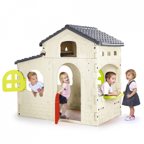Plastic Home and Garden Playhouse for Children Feber Candy House Promotion
