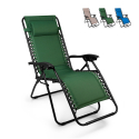 Multi-position folding beach and garden deck chair Zero Gravity Emily Plus Model