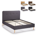Friborg Complete Small Double Bed in Fabric with Mesh 120x190 cm On Sale