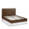 Friborg Complete Small Double Bed in Fabric with Mesh 120x190 cm 