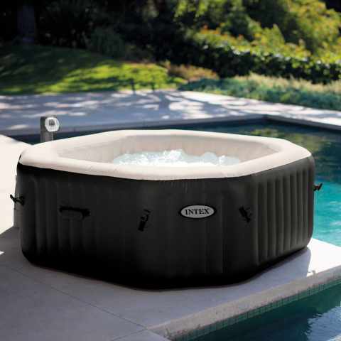 Intex 28454 Jet & Bubble Deluxe Inflatable Hot Tub SPA Round 201x71 Promotion