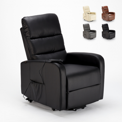 Elizabeth Design leatherette electric relax recliner armchair with lifter Promotion