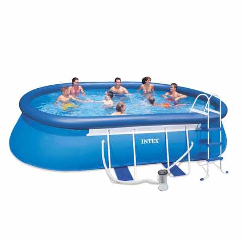 Above Ground Frame Pool Intex 26192 Former 28192 Oval Frame 549x305x107 Promotion