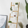 Modern minimal design 4-step wooden ladder holder Stairway Sale