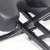 Swedish orthopaedic stool chair metal ergonomic leatherette Balancesteel Lux Model