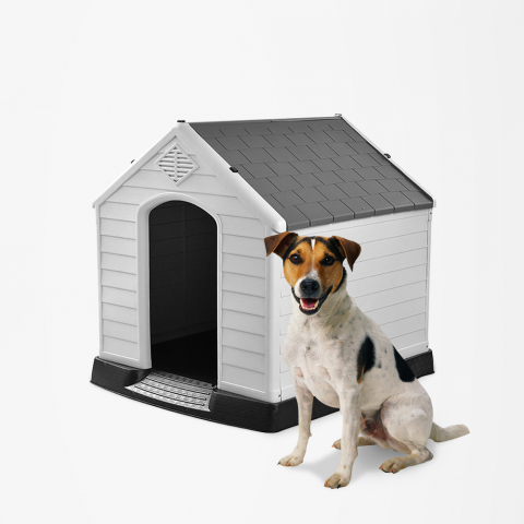 Kennel house for small dogs in plastic garden Coco Promotion
