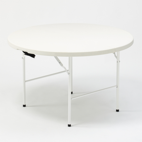 Folding plastic table 122cm for garden and camping ARTHUR 120. Promotion
