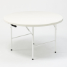 Folding plastic table 122cm for garden and camping ARTHUR 120. Promotion