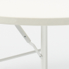 Folding plastic table 122cm for garden and camping ARTHUR 120. Sale