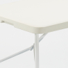 Folding plastic table 122x60 for garden and camping Pelvoux Sale