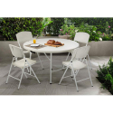 Folding plastic table 122cm for garden and camping ARTHUR 120. On Sale