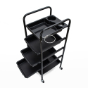 Professional drawer set trolley with wheels for hairdressers and beauticians Pixie Catalog