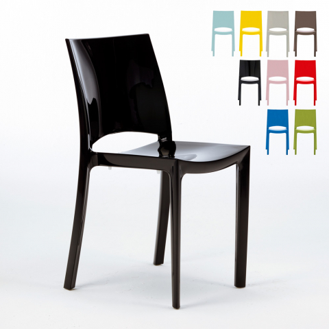 Set Of 18 Design Polypropylene Chairs for Restaurants Bars Sunshine