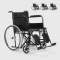 Wheel chair folding wheelchair with leg support for disabled and elderly Peony Promotion