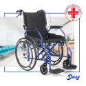 Wheel chair folding wheelchair orthopedic in fabric with brakes for disabled and elderly Dasy Sale