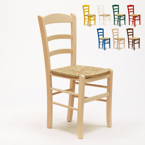 Stock 20 Dining chair wooden for kitchen pub Paesana